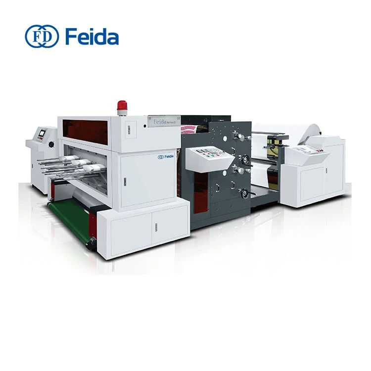 Yob Tuag Punching Tshuab Inline Flexo Printing